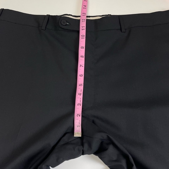 JB Britches Dress Pants Mens 40R Black Wool Blend NWOT NEW Hem to Length - Picture 9 of 11